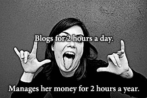 How much time do you spend reading blogs vs. your personal finances?