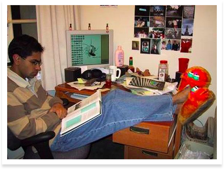 picture of Ramit in college