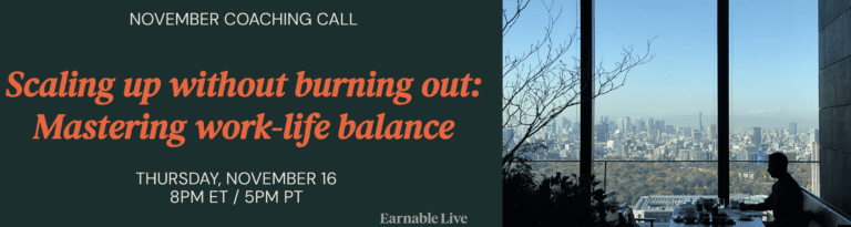 November monthly call
