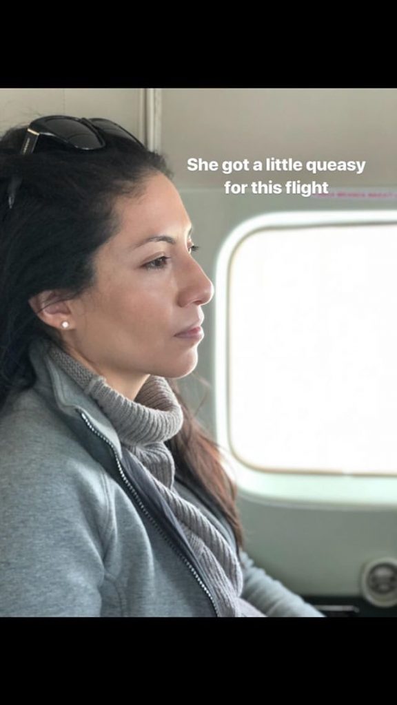Ramit's wife Cass on Bush Plane in Africa