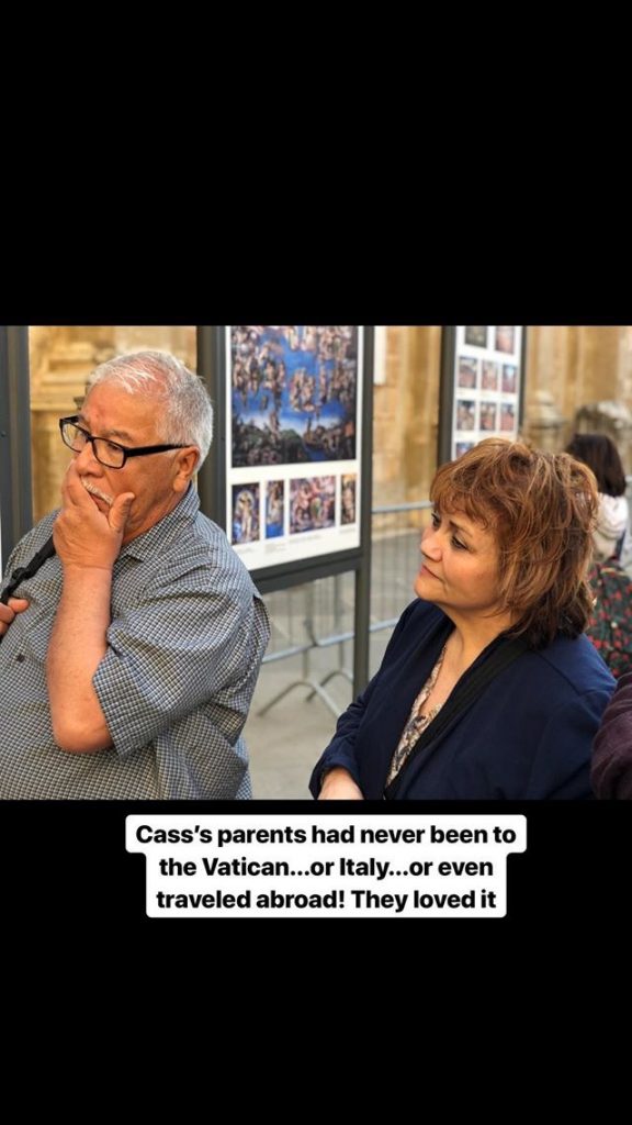 Cass's parents at the vatican