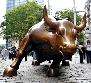 Charging Bull statue