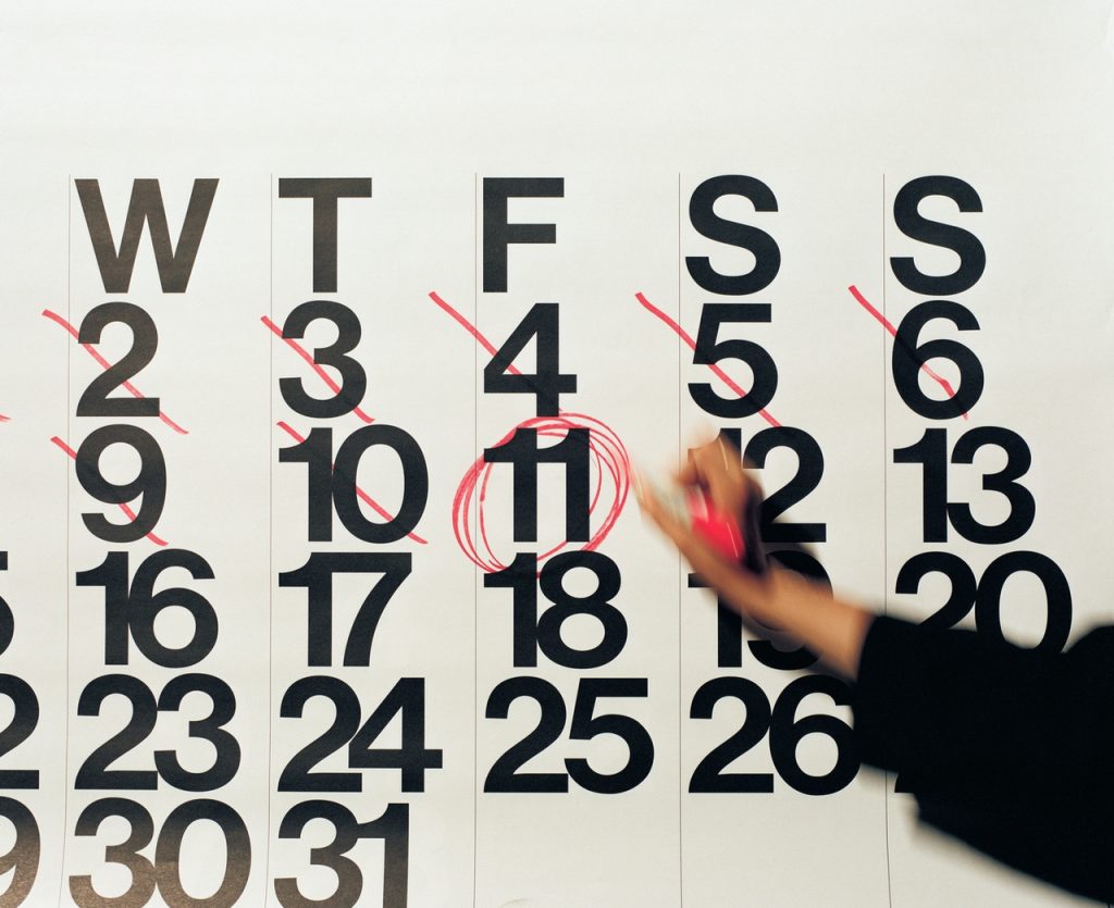 image of a calendar