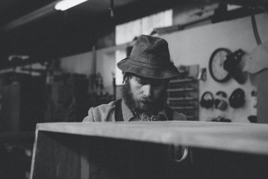 man working in a woodshop