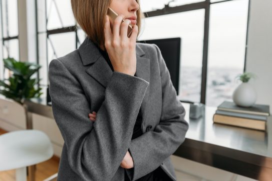 woman on the phone