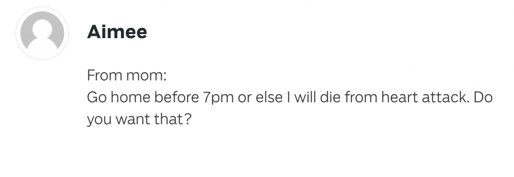 Guilt Trip Example 1