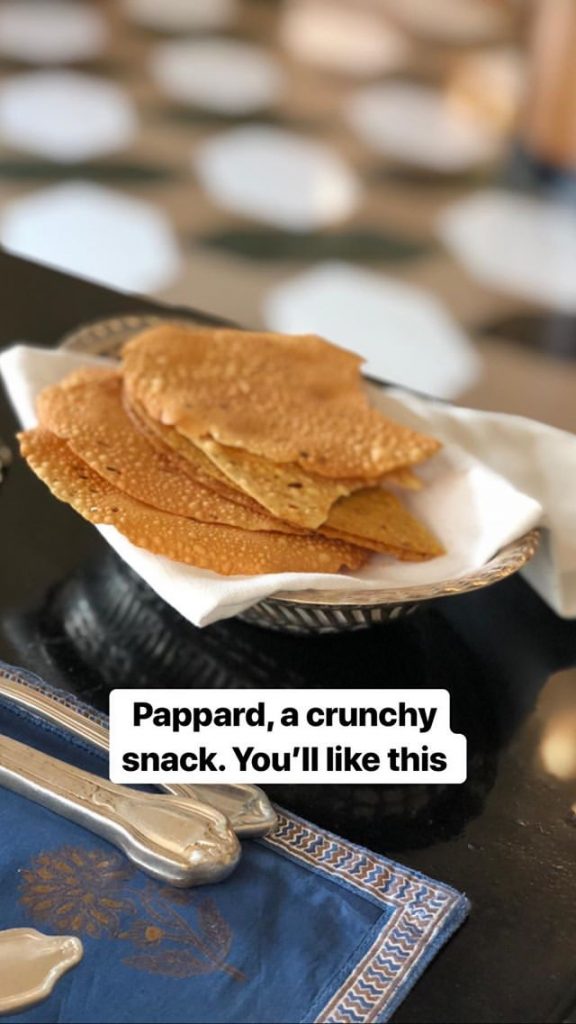 pappard, a crunchy Indian snack