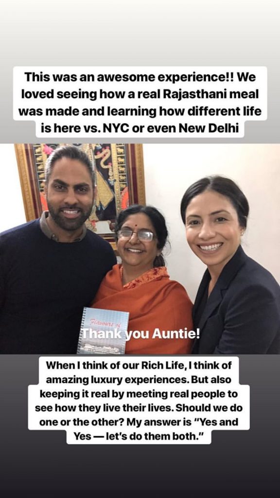 Ramit and Cass with Rajasthani Woman who taught them cooking