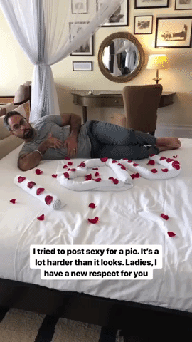 Ramit posing in hotel room in Nairobi