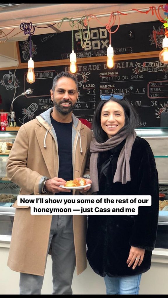 Ramit and Cass in Italy