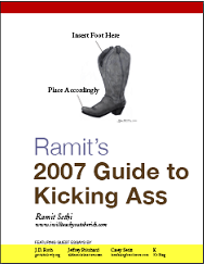 Ramit Sethi's 2007 Guide to Kicking Ass eBook Cover
