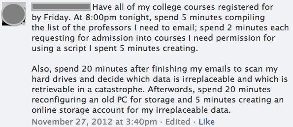 SMART Goals Example 3