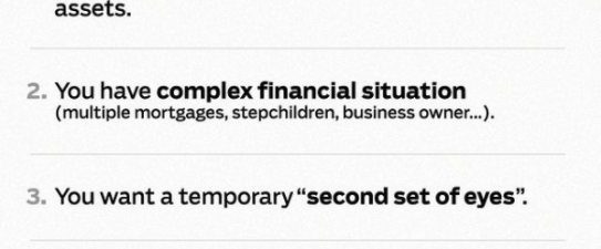 4 signs you need a financial advisor