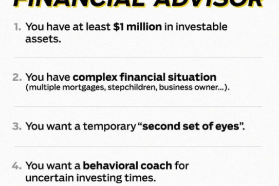 4 signs you need a financial advisor