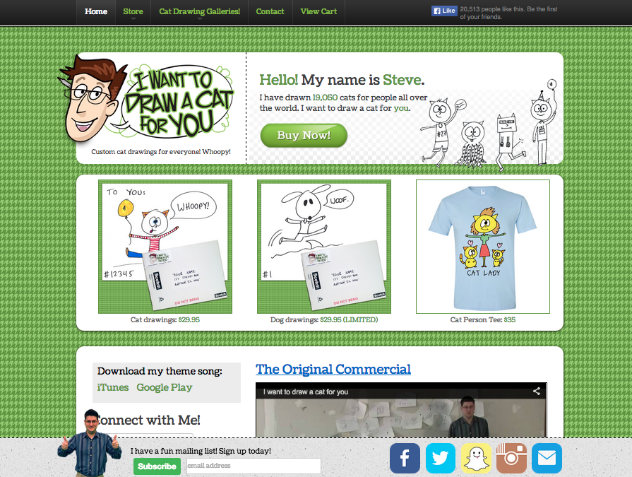 draw a cat for you entrepreneur
