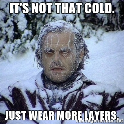 Meme about turning thermostat {right down to} {cut costs|spend less} and achieve FIRE faster