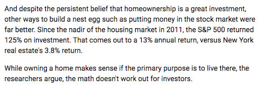 excerpt from article about NY housing